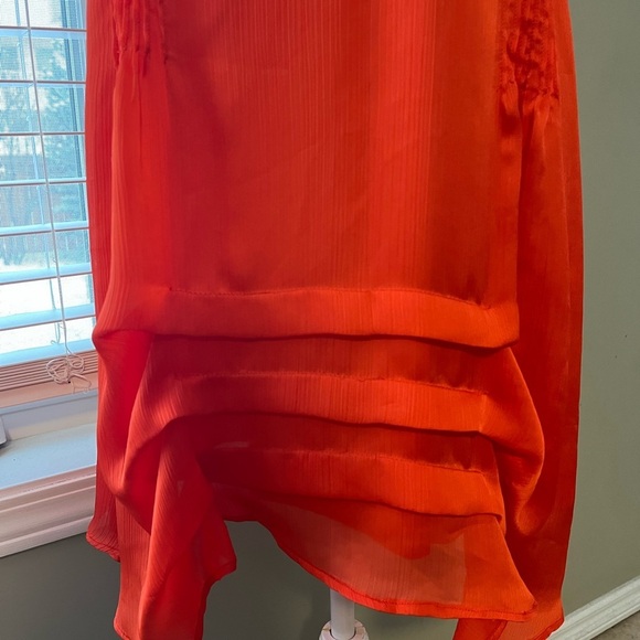 [2]Nelli By Janice Red Scoop Tunic Tank Dress NWOT - Picture 2 of 12